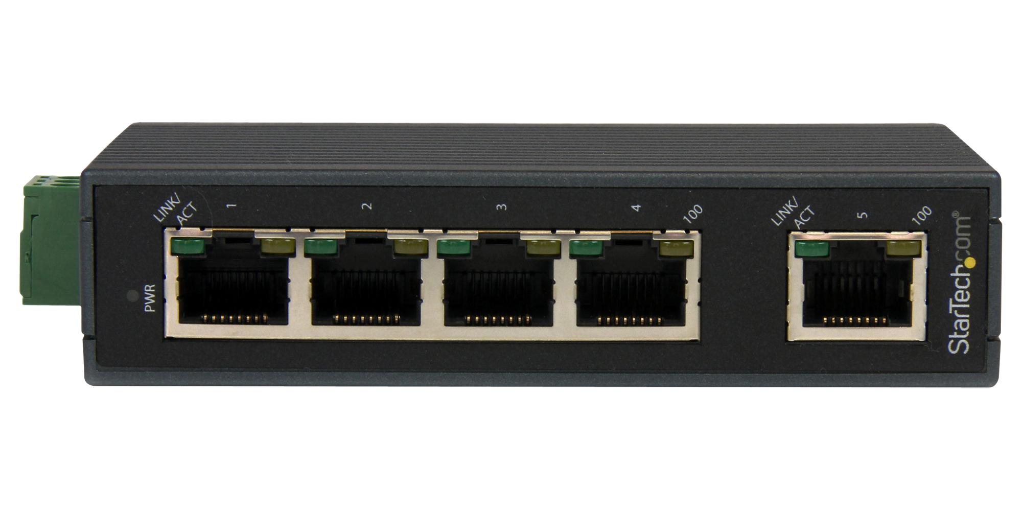 Startech Ies5102 Ethernet Switch, Rj45, 10Mbps, 100Mbps