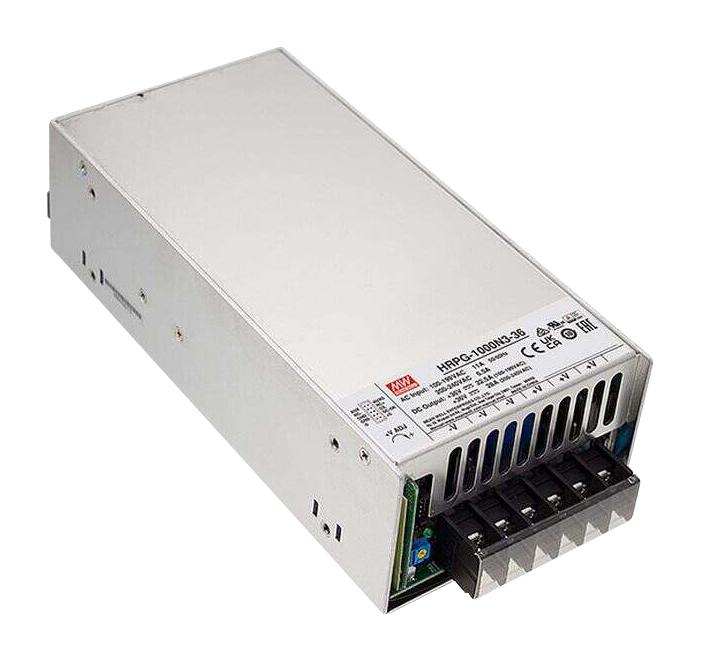 MEAN WELL Hrpg-1000N3-12 Power Supply, Ac-Dc, 12V, 80A