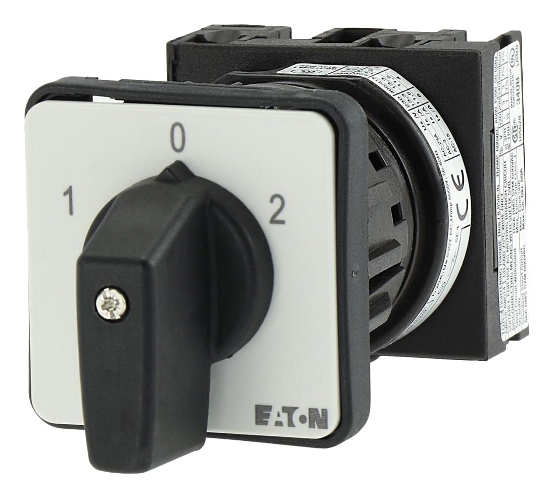 Eaton Moeller T0-1-8210/ez Rotary Switch, 1P, 3Pos, 20A, 690Vac