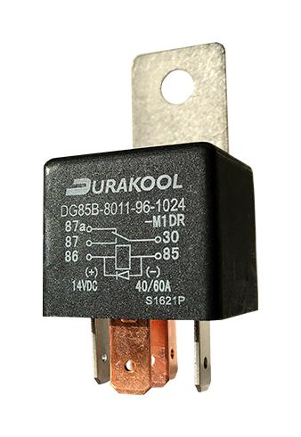 Durakool Dg85B-7011-96-1024-M1 Automotive Relay, Spdt, 60A, 24Vdc