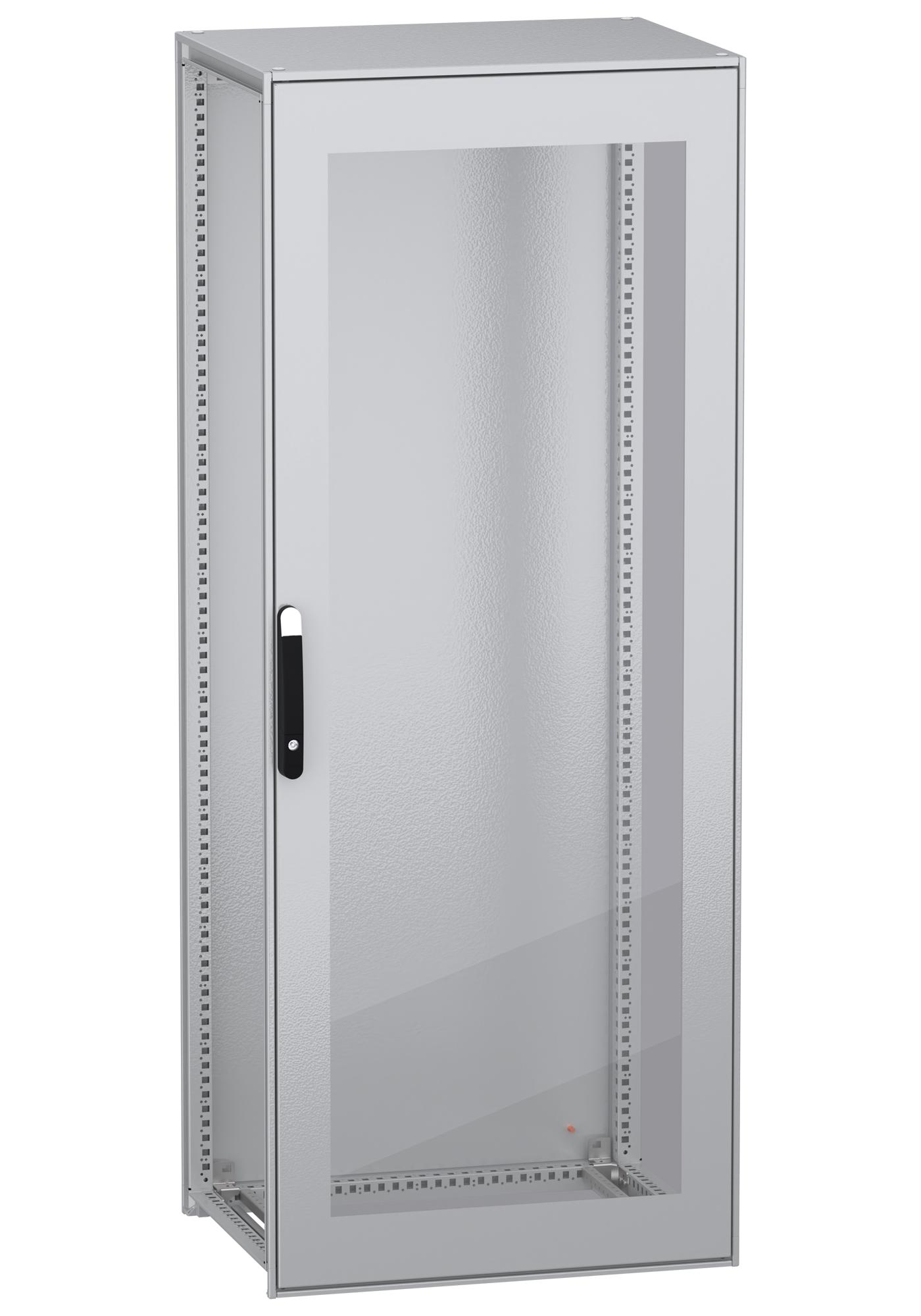 Schneider Electric Nsysfn20860T Enclosure, Floor Mount, Steel, Grey