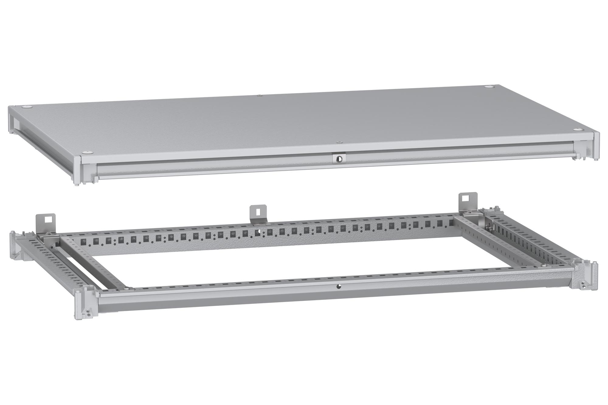 Schneider Electric Nsysfnc106 Bottom/top Frame, Enclosure, Steel, Grey