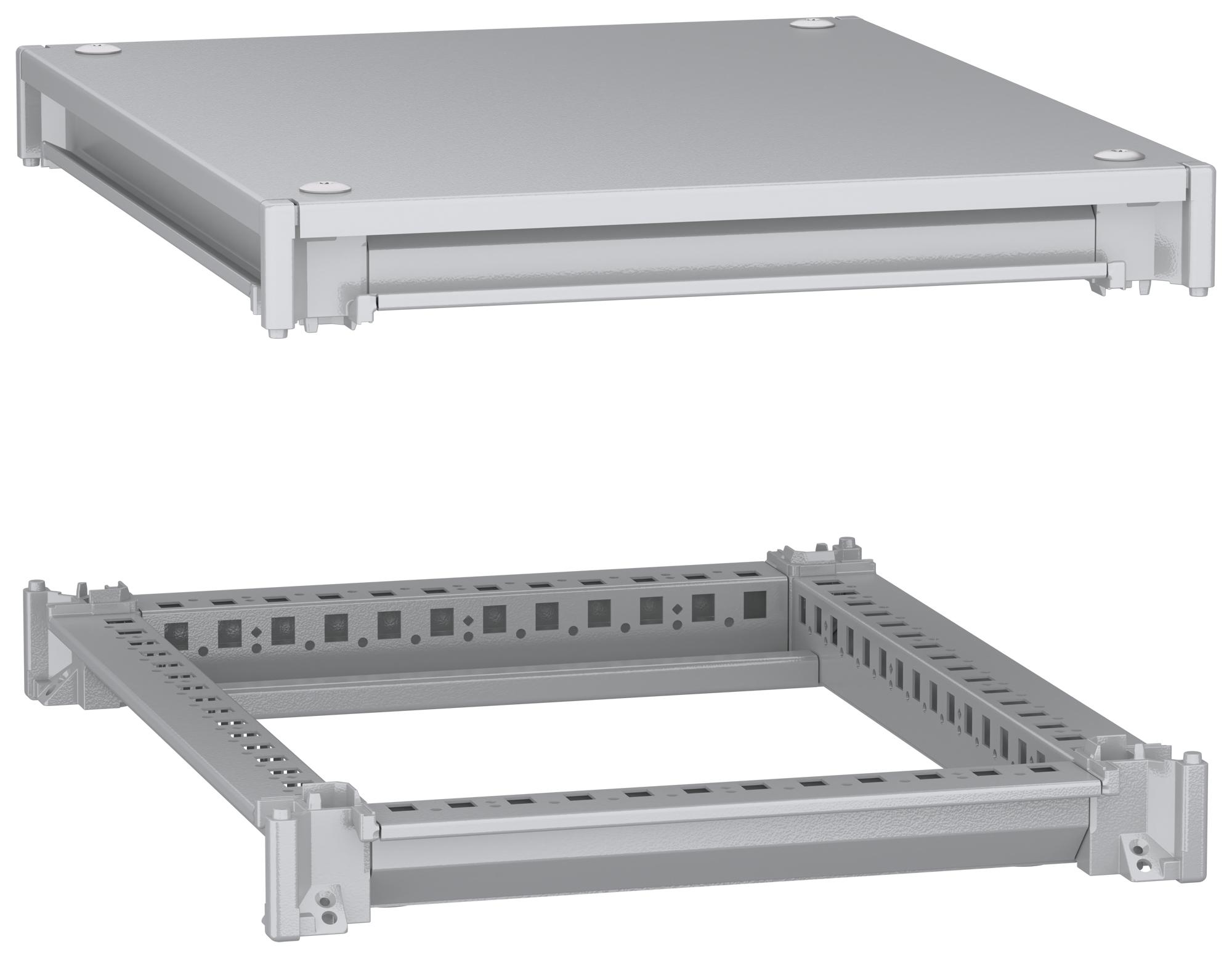 Schneider Electric Nsysfnc45 Bottom/top Frame, Enclosure, Steel, Grey