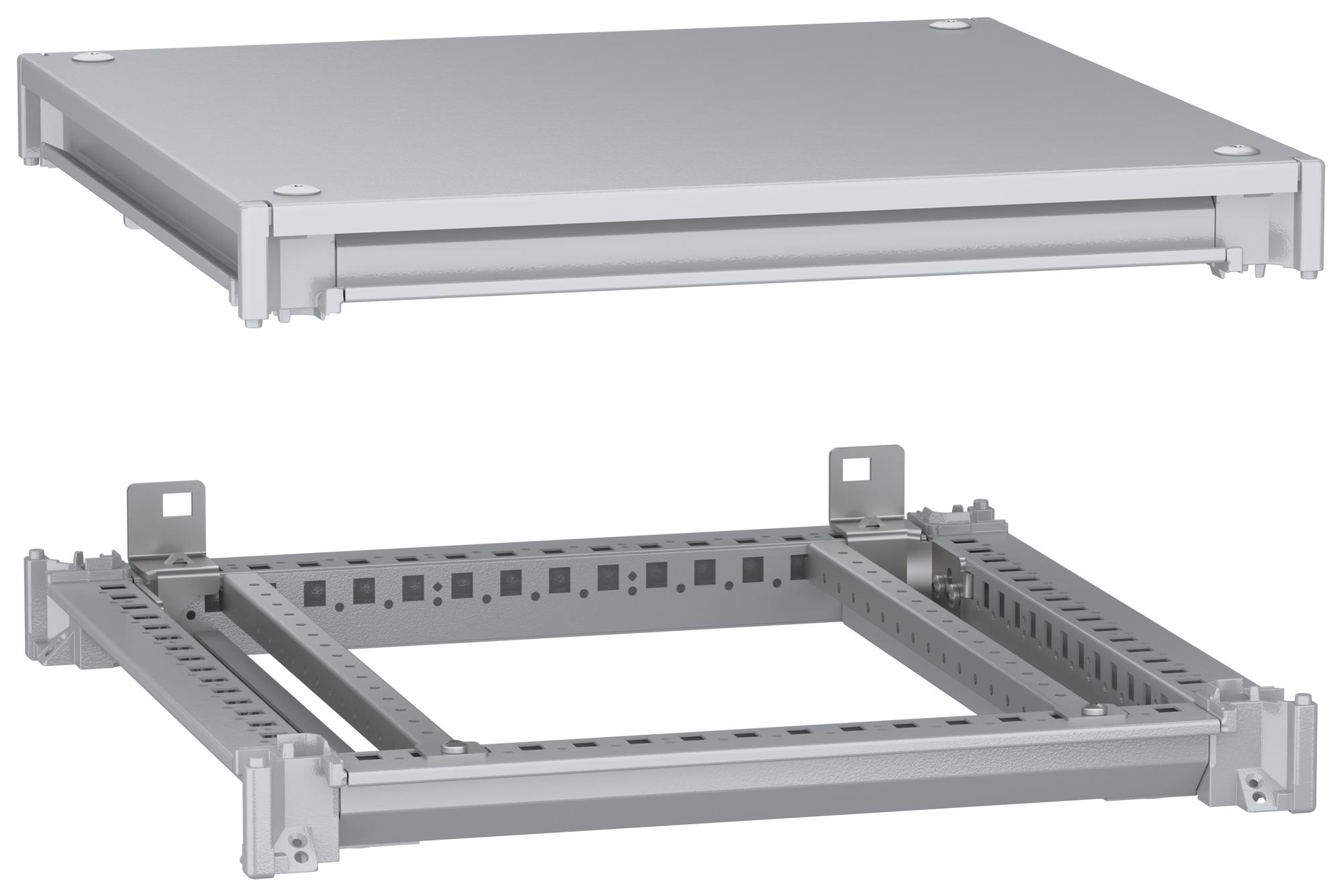 Schneider Electric Nsysfnc55 Bottom/top Frame, Enclosure, Steel, Grey