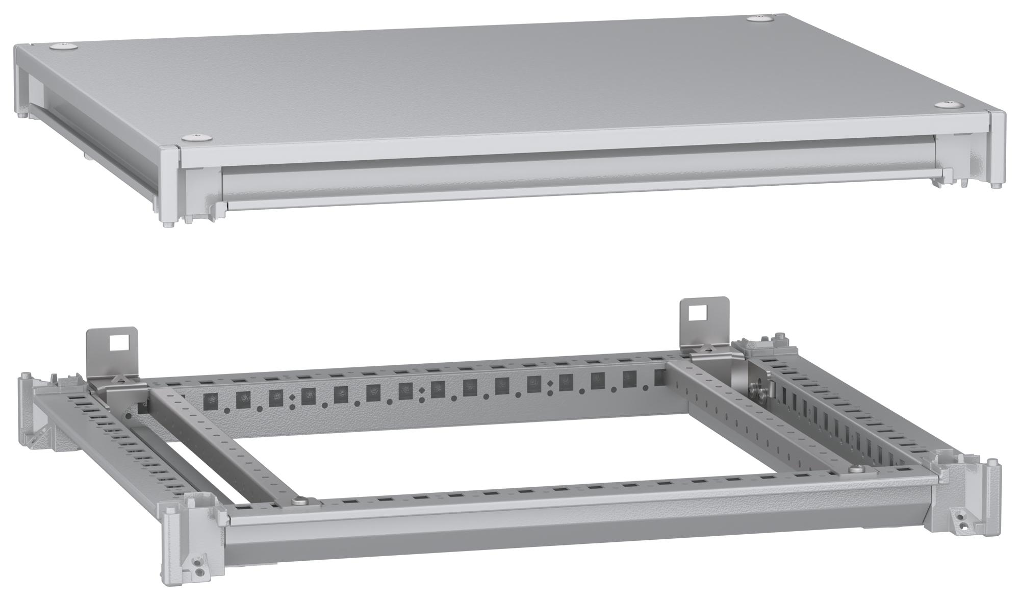 Schneider Electric Nsysfnc65 Bottom/top Frame, Enclosure, Steel, Grey