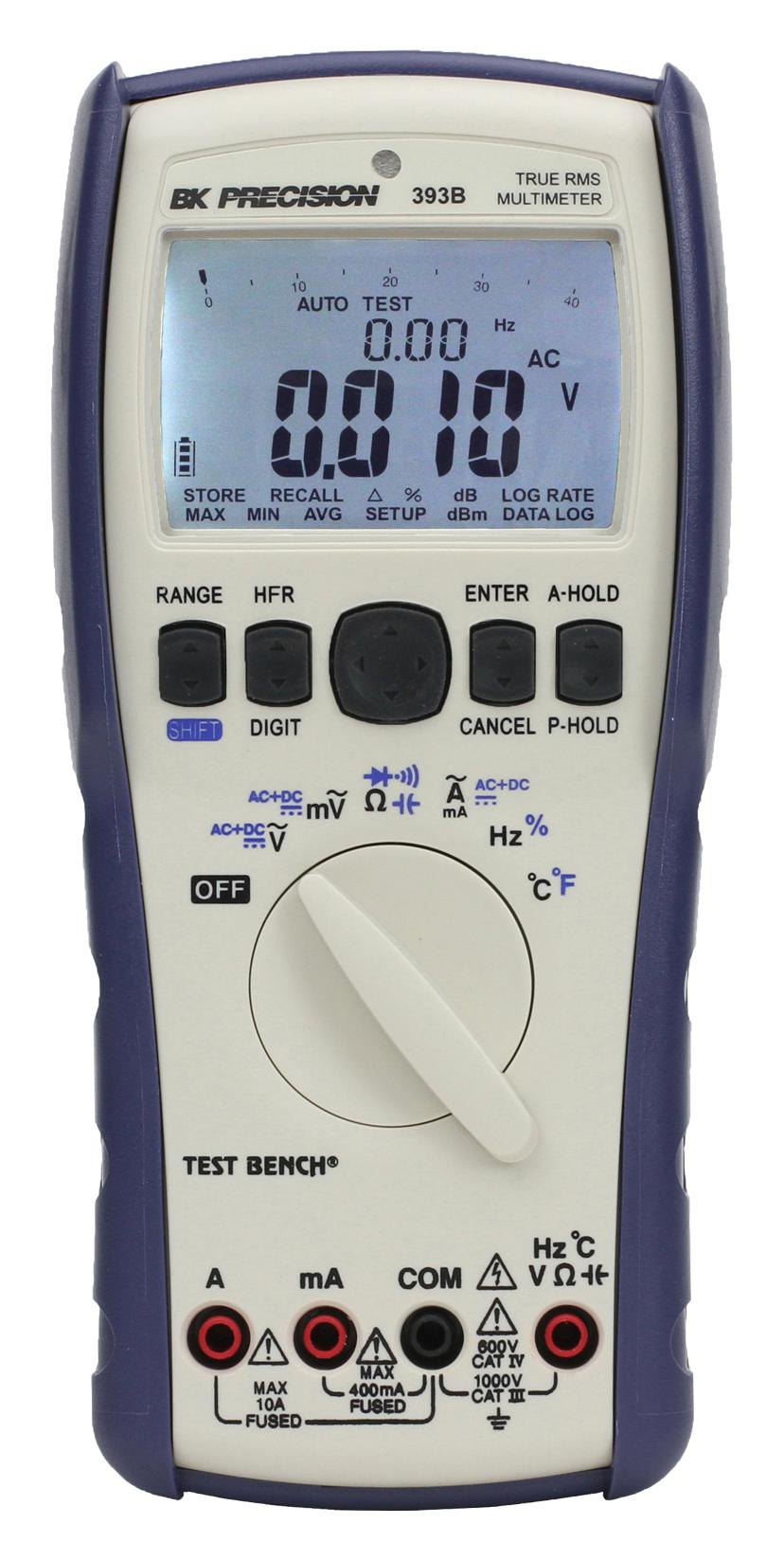 B&K Precision Bk393B Dmm, Handheld, 10A, 1Kv, 100000 Count