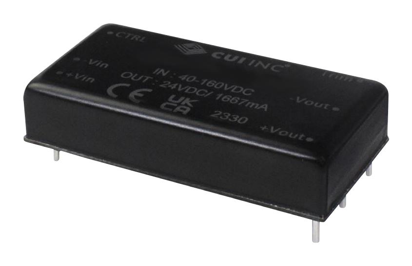 Cui Prc40W-110-S5 Dc-Dc Converter, 5V, 8A