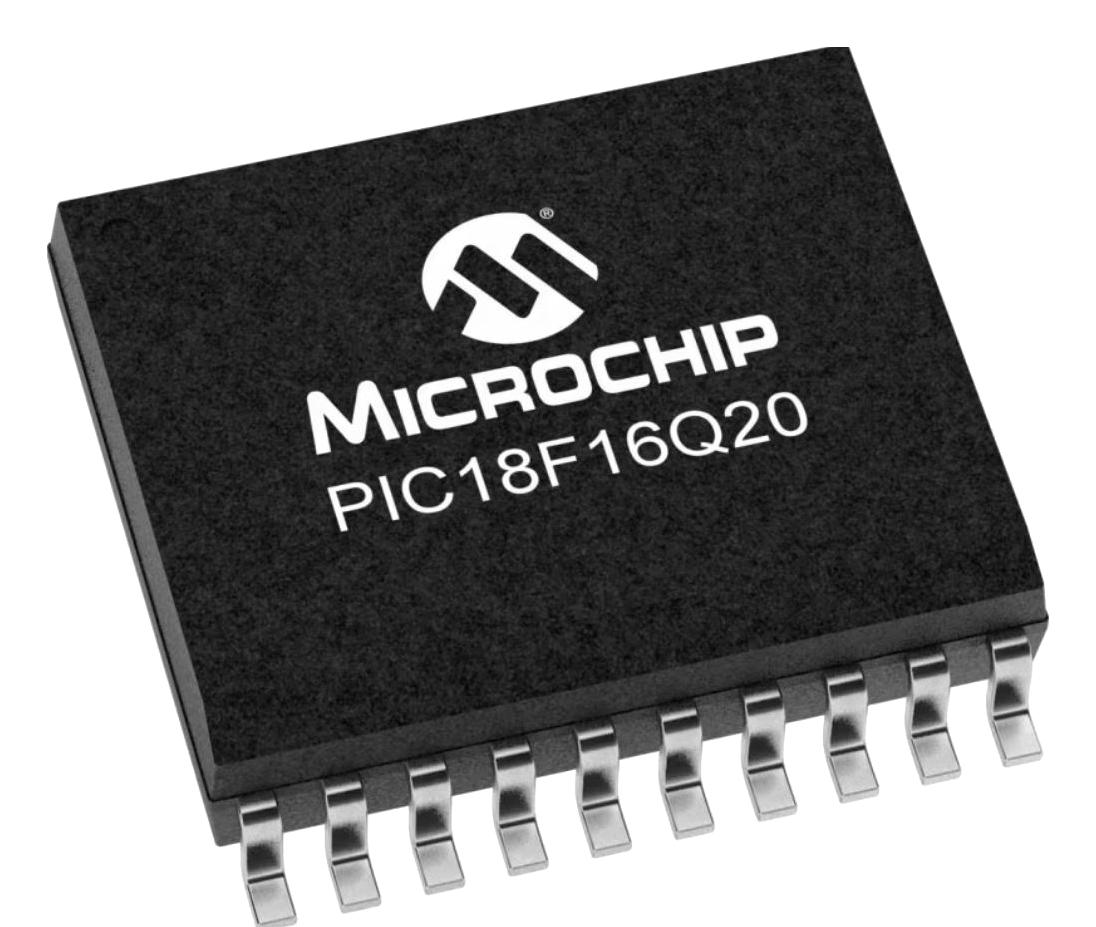 Microchip Technology Technology Pic18F16Q20-I/p Mcu, 8Bit, 64Mhz, 64Kb, Pdip-20