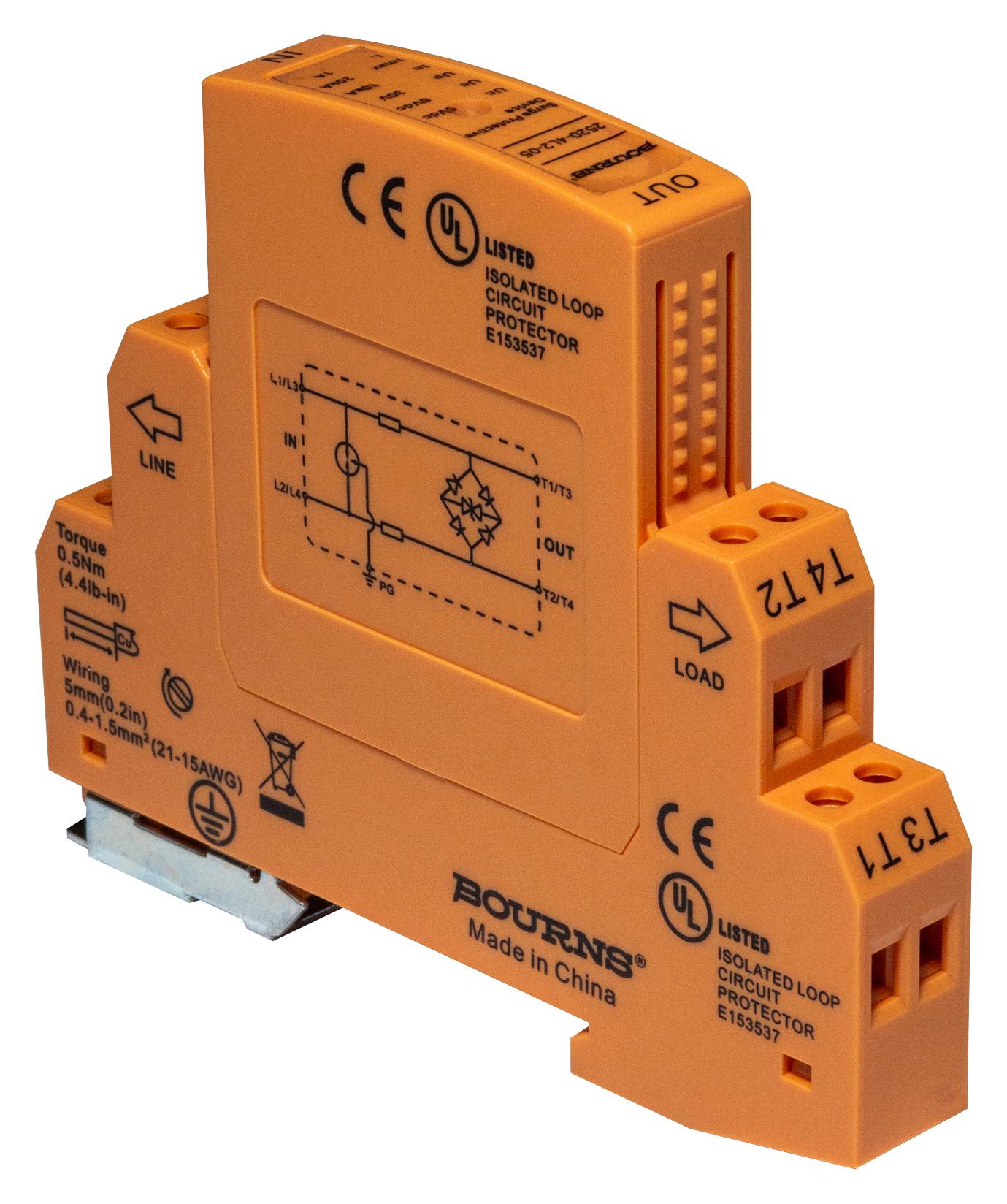 Bourns 2520-4L2-12 Line Protector, 20Ka, 15Vdc