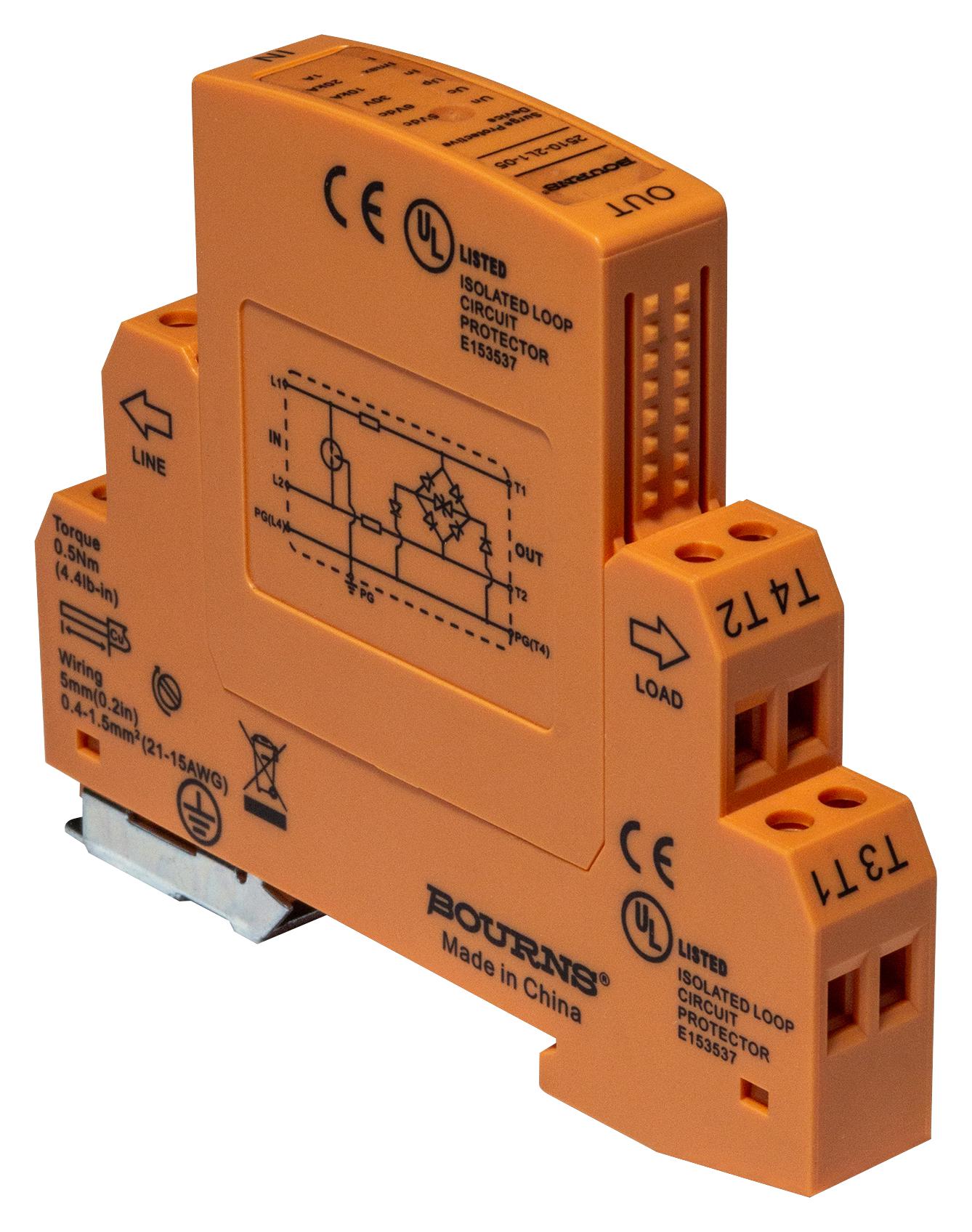 Bourns 2510-2L1-48 Line Protector, 20Ka, 54Vdc