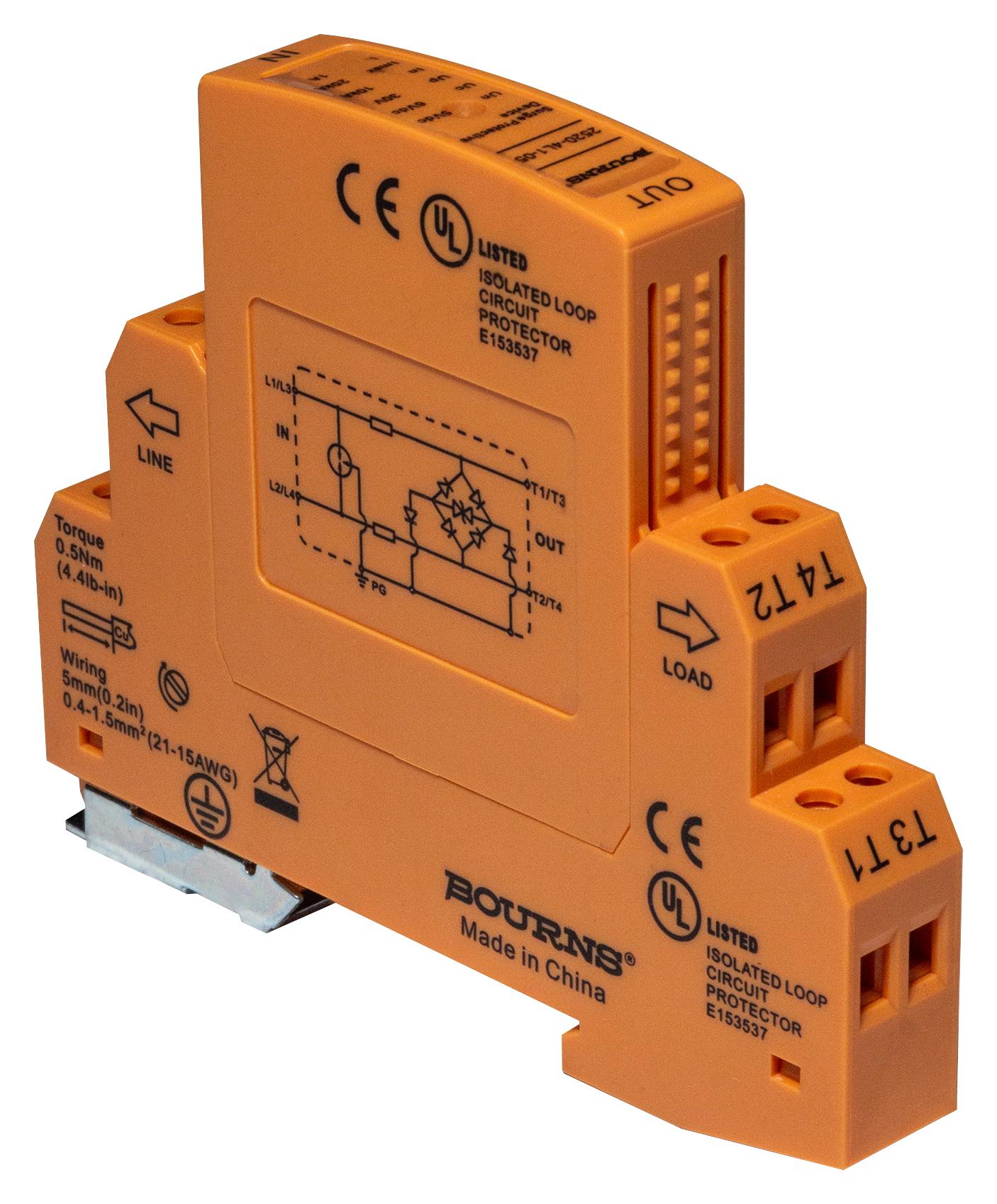 Bourns 2520-4L1-05 Line Protector, 20Ka, 6Vdc