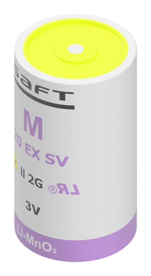 Saft M20Exsv. Batt, Lithium Manganese Dioxide, 12.4Ah