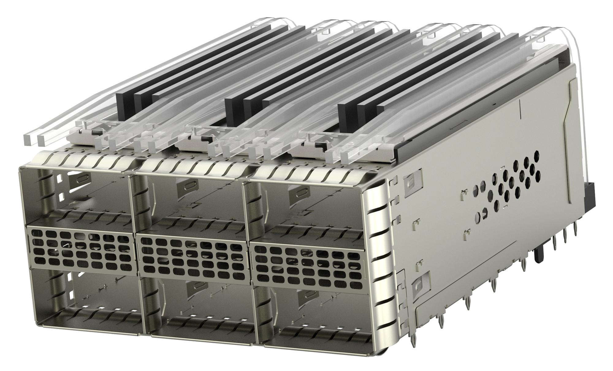 Te Connectivity/partner Stock 2299924-5 Cage Conn, Zqsfp, 2X3 Stacked, Press Fit