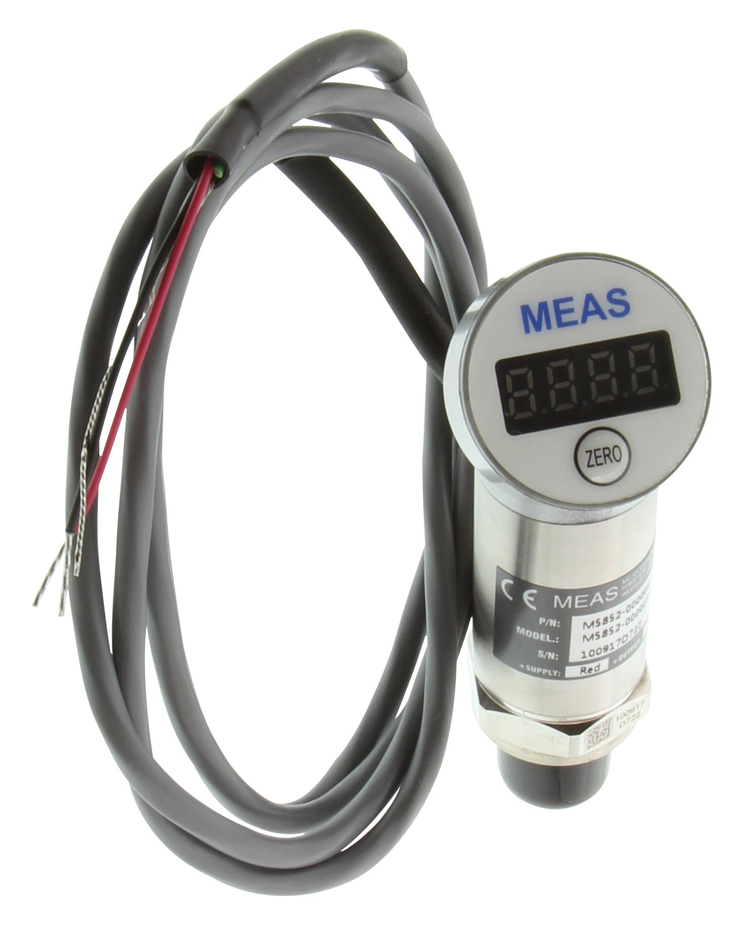 Te Connectivity/partner Stock M5852-000005-500Pg Pressure Transmitter, Gauge, 500Psi