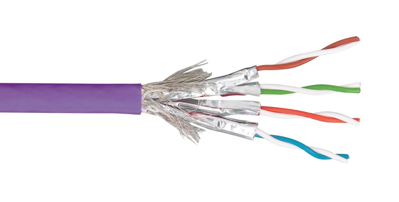 Te Connectivity/partner Stock 2294958-1 Network Cable, Lszh Frnc, Purple, 305M