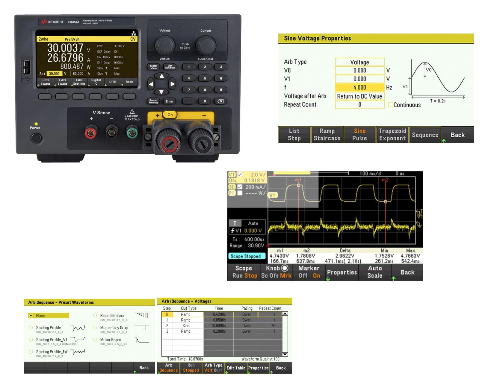 Keysight Technologies E36154Agvx Bench Pwr Supply Bundle, 1 O/p, 30V, 80A