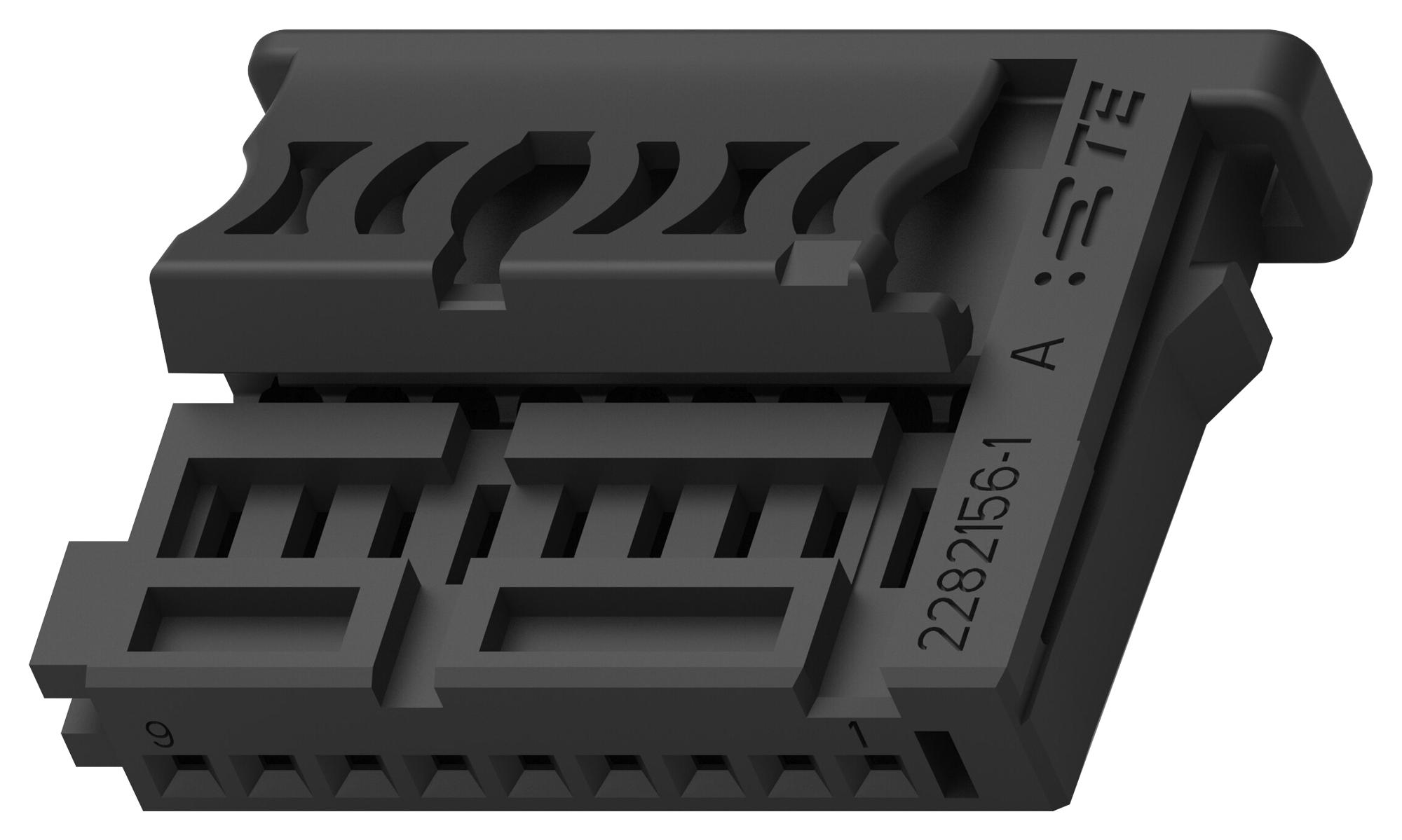 Te Connectivity 2282156-1 Automotive Housing, Rcpt, 9Pos, 3A