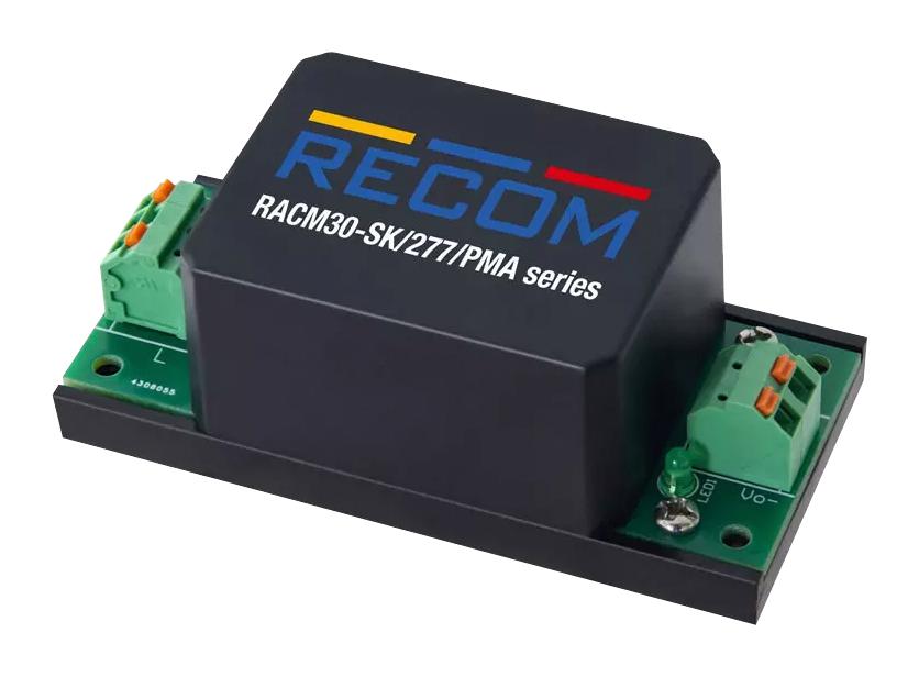 RECOM Power Racm30-15Sk/277/pma Power Supply, Ac-Dc, 15V, 2A