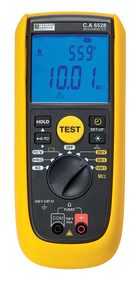 Chauvin Arnoux P01140838 Insulation Tester, Digital, 250V-1Kv