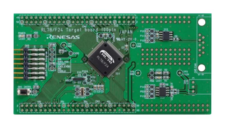 Renesas Rtk7F124Fpc01000Bj Target Board, 16Bit, Rl78/f24