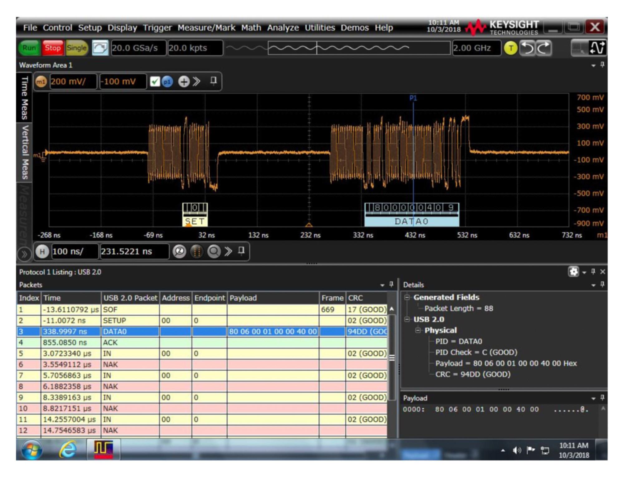 Keysight Technologies D9010Usbp Software, Oscilloscope, Windows 10