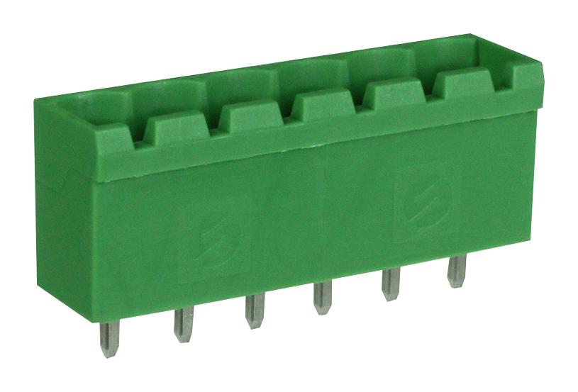 Multicomp Pro Mcptb9300/6A Terminal Block, Header, 6Pos, 5mm, Th