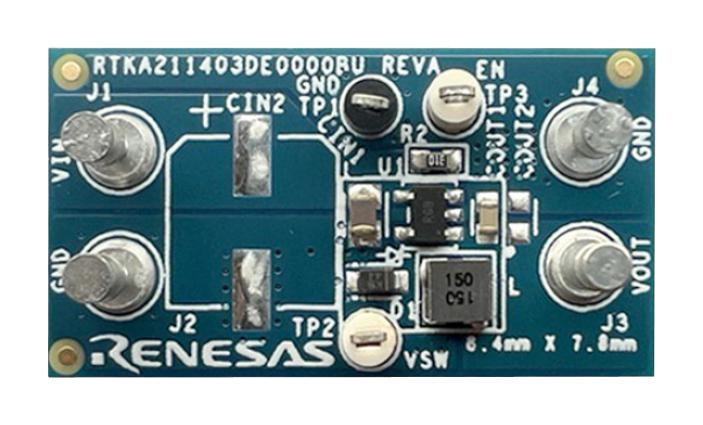 Renesas Rtka211403De0000Bu Evaluation Board, Power Management, 3.3V