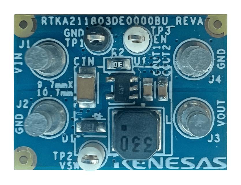 Renesas Rtka211803De0000Bu Evaluation Board, Power Management, 3.3V