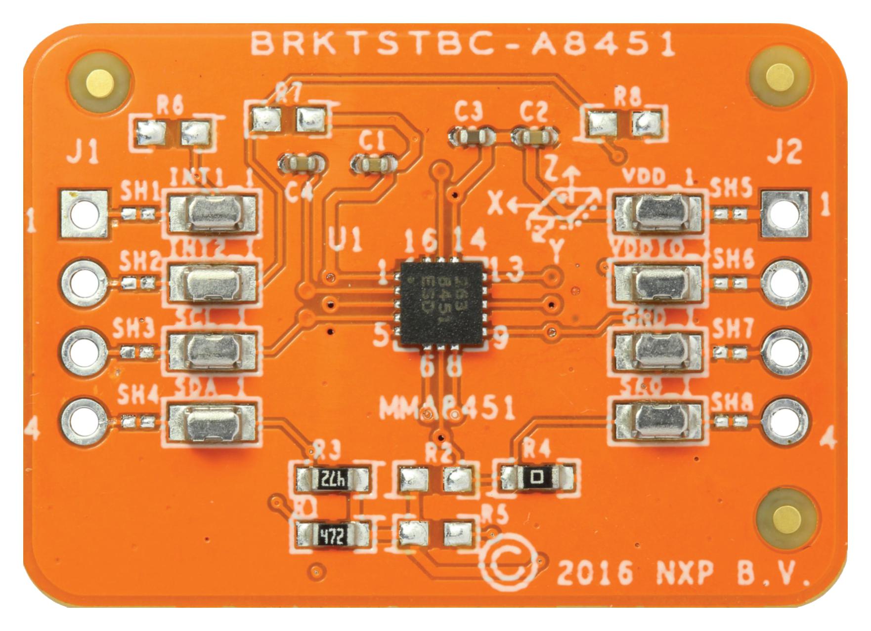 NXP Semiconductors Semiconductors Brktstbc-A8451 Brkout Brd, 3-Axis Digital Accelerometer