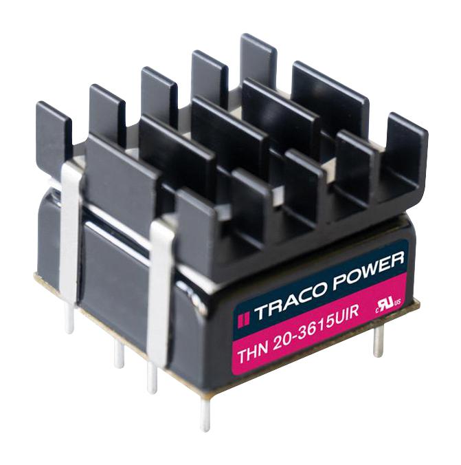 TRACO Power Thn 20-3615Uir Dc-Dc Conv, 24V, 0.835A