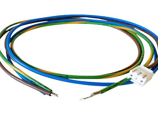 TRACO Power Tci-Ac1 Ac I/p Cable, Pwr Supply, 18Awg, Grn/yel