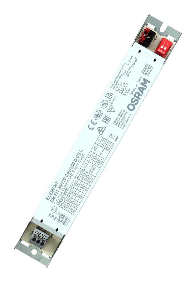 Osram Em-Fit-40/220-240/350-D-Cs-L Led Driver, Constant Current, 42W