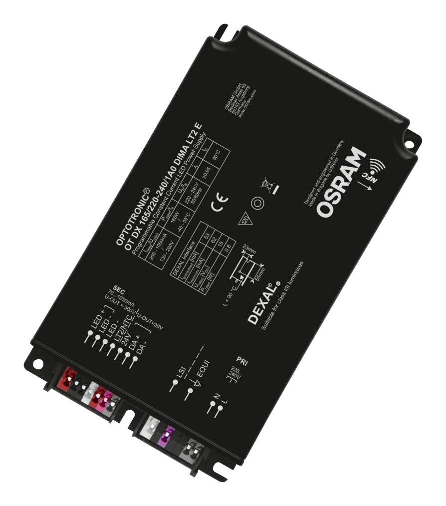 Osram Ot-Dx-165/220-240/1A0-Dima-Lt2-E Led Driver, Constant Current, 165W