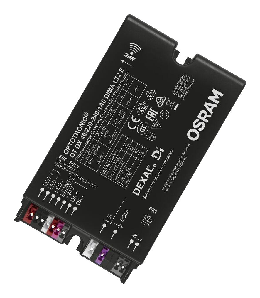 Osram Ot-Dx-40/220-240/1A0-Dima-Lt2-E Led Driver, Constant Current, 40W