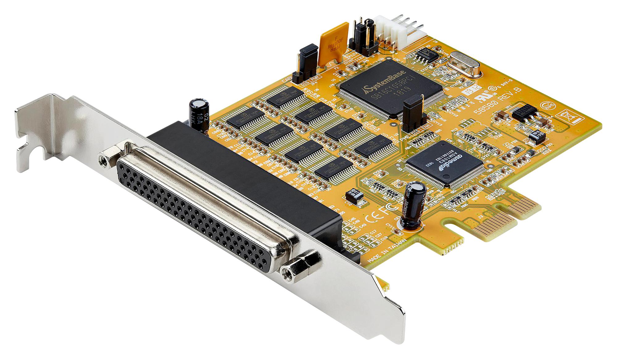 Startech Pex8S1050 Serial Card, Pcie/rs232, 8Port