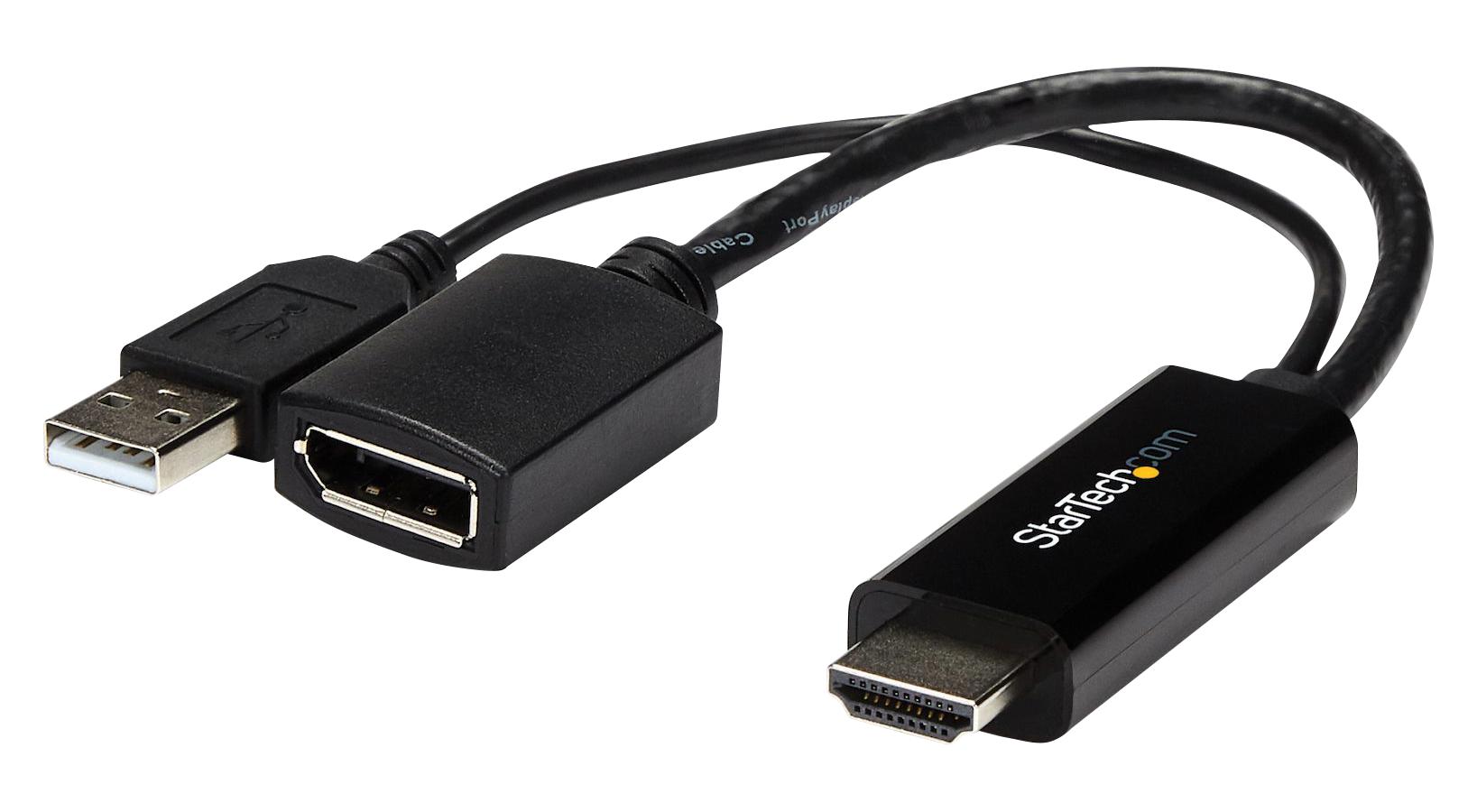 Startech Hd2Dp Hdmi To Dp Adapter, 4K, 30Hz