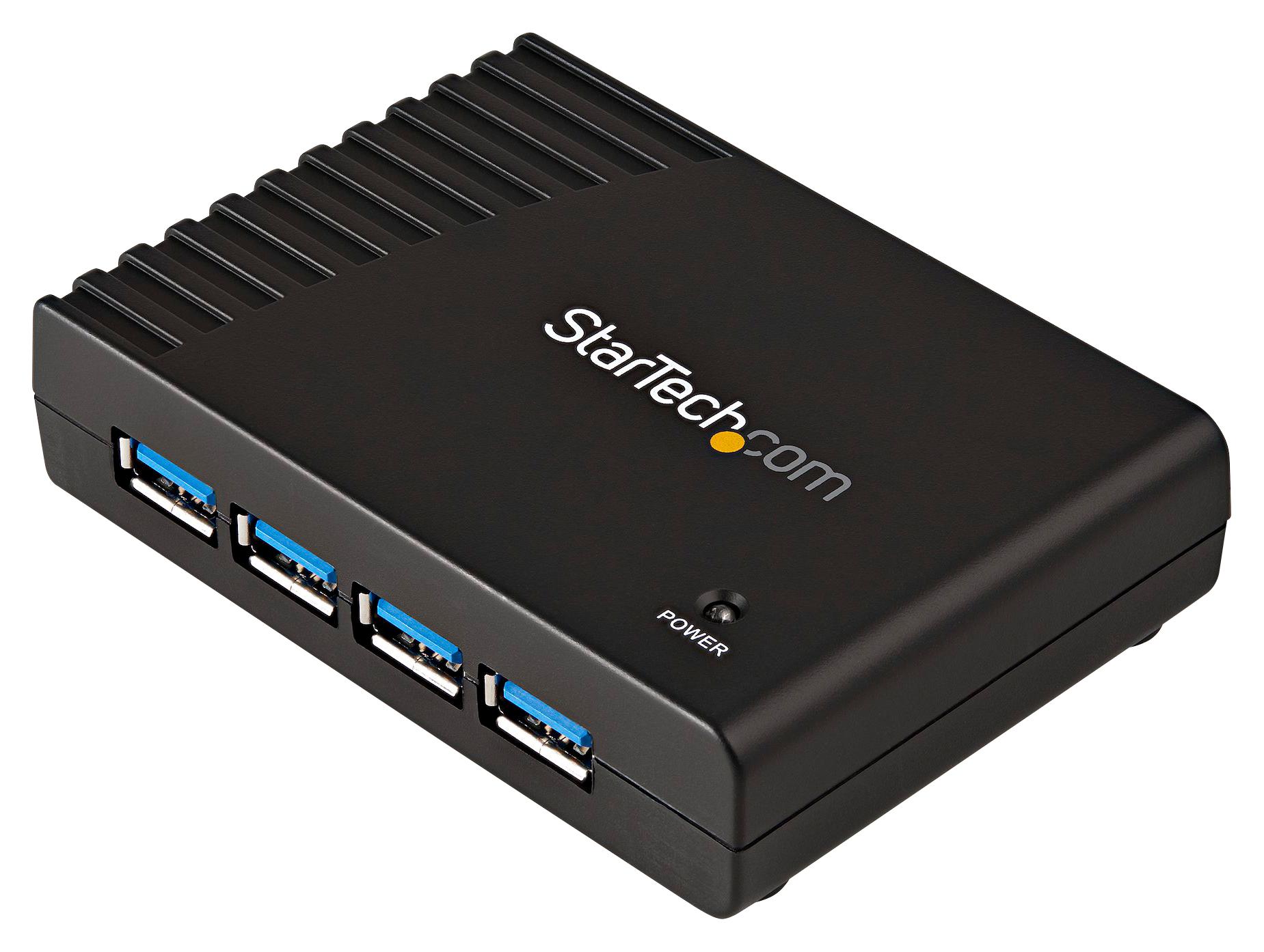 Startech St4300Usb3Eu Usb Hub, 4 Port, Mains Powered