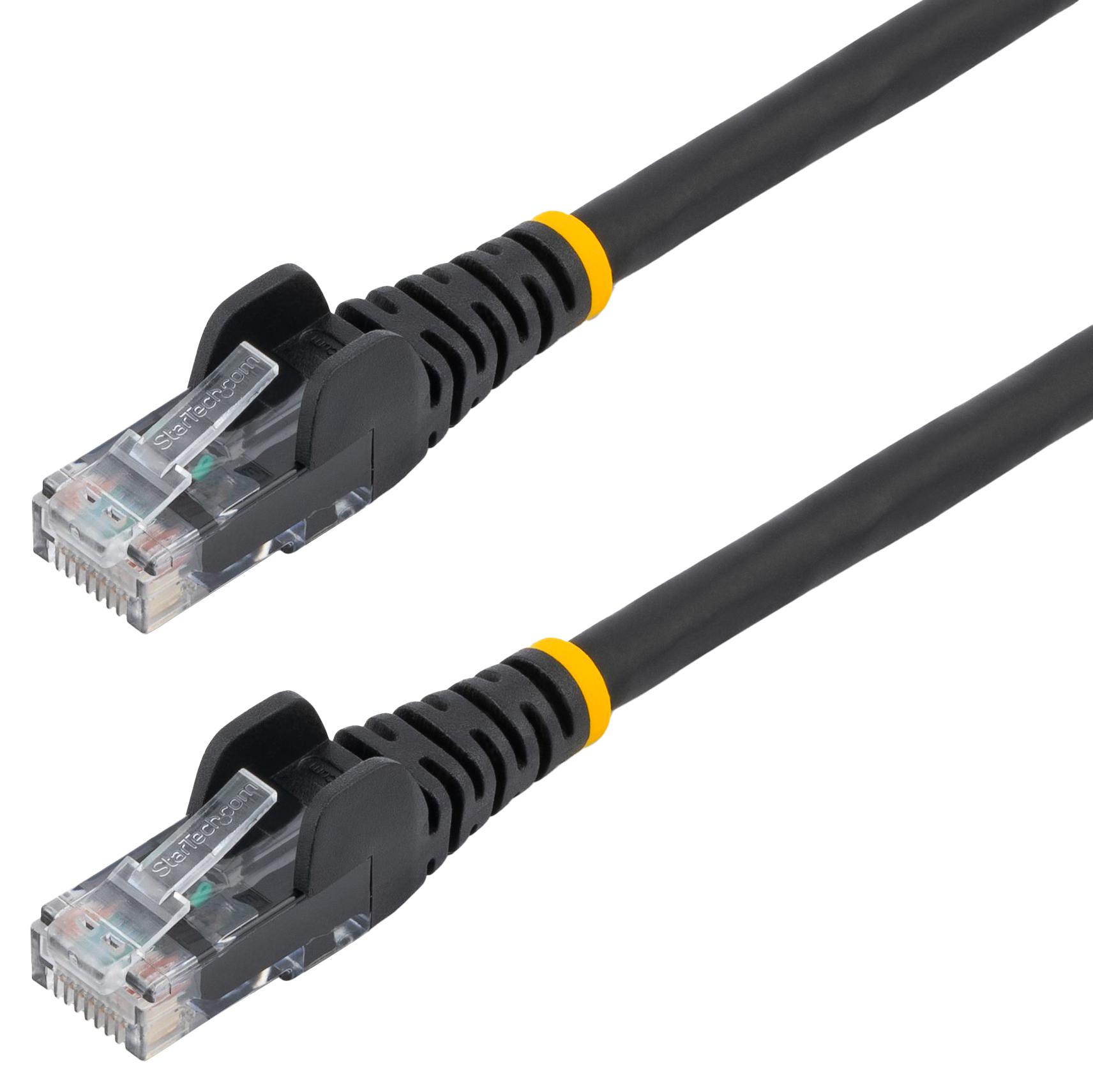 Startech N6Lpatch3Mbk Enet Cord, Cat6, Rj45 Plug-Plug, 3M