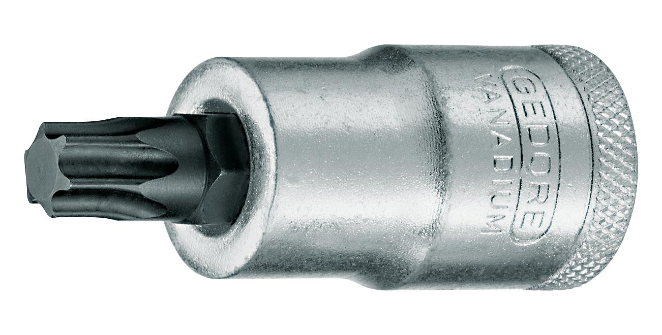 Gedore 6154200 Screwdriver Bit Skt, 1/2, T25, 4.43mm