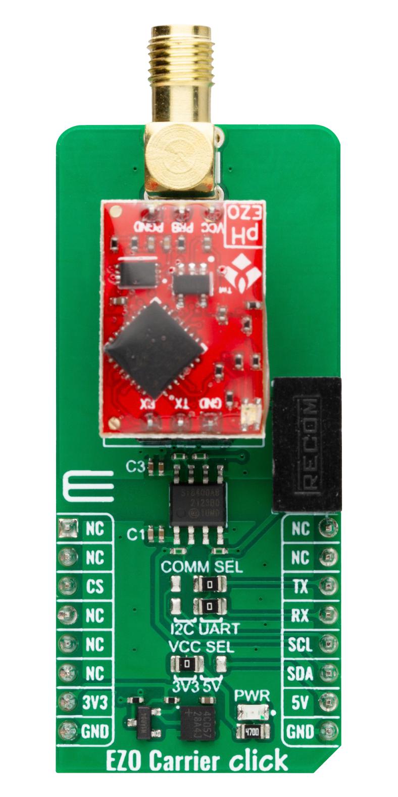 MikroElektronika Mikroe-6009 Add-On Board, Ph Measurement Intrfc Brd