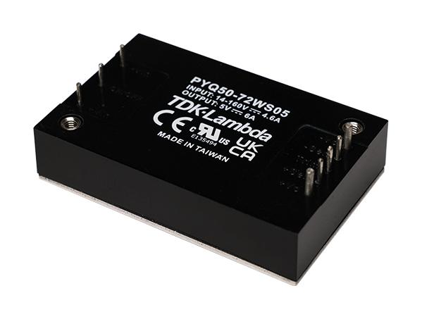 TDK-Lambda Pyq50-72Ws12 Dc-Dc Converter, 12V, 4.2A