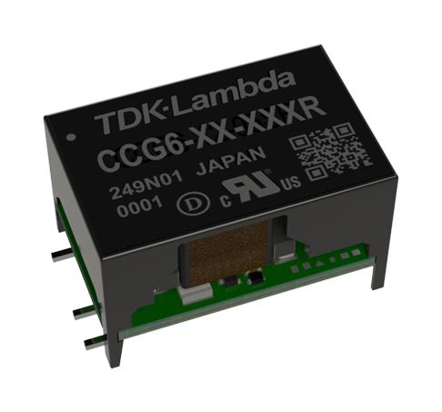 TDK-Lambda Ccg6-48-12Dr Dc-Dc Converter, 12V/-12V, 0.25A/-0.25A