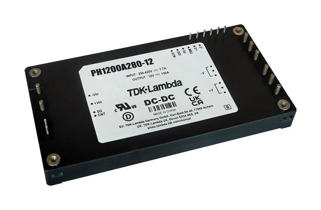 TDK-Lambda Ph1200A280-24 Dc-Dc Converter, 24V, 50A