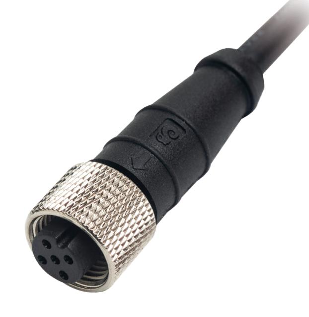 Multicomp Pro Mp013727 Cable, 8P M12 Plug-Free End, 1M