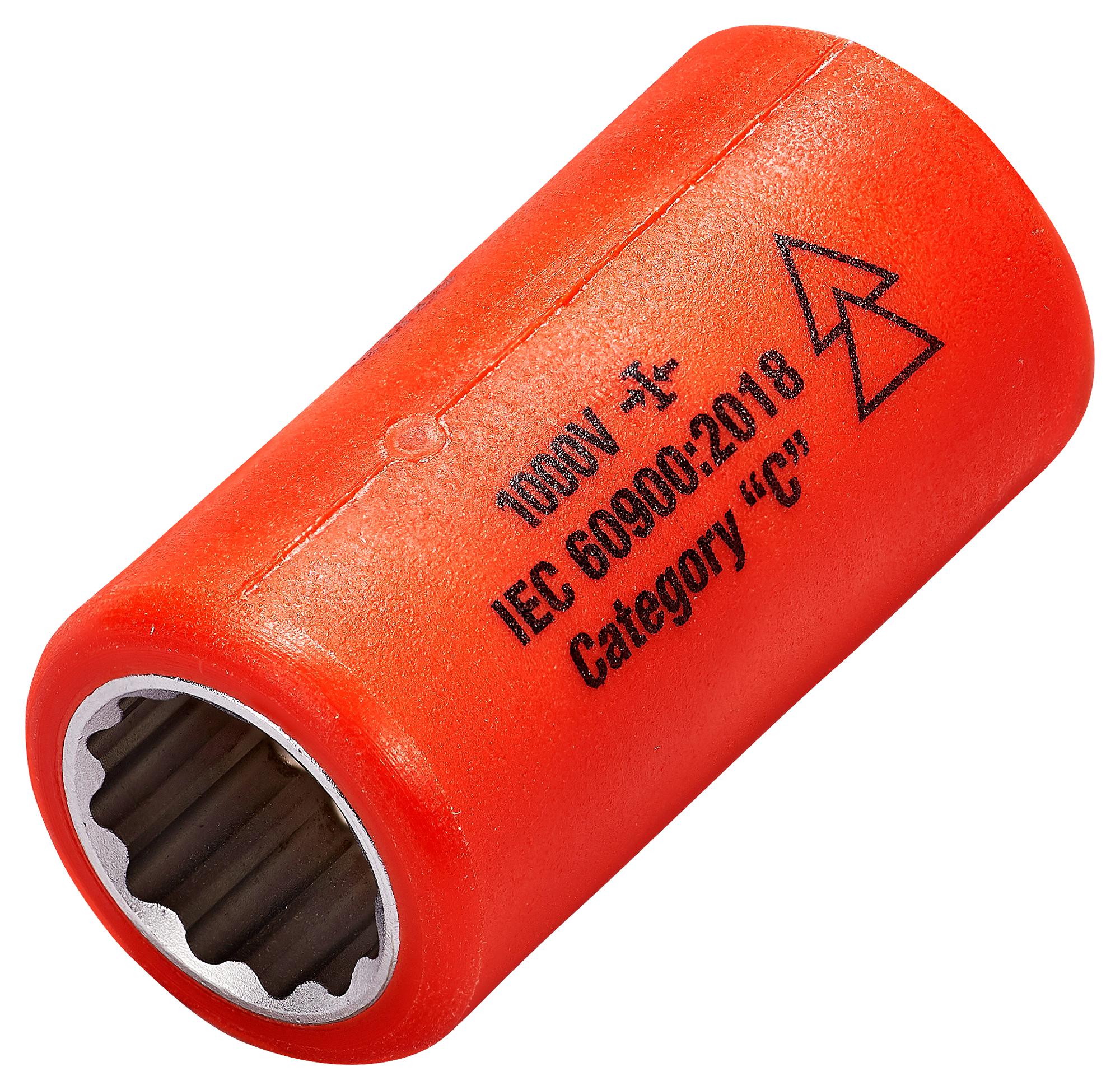 Insulated Tools Ltd 01720 Impact Socket, 3/8 Drive, 44mm