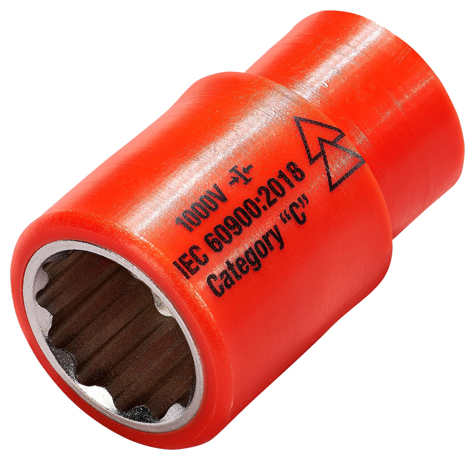 Insulated Tools Ltd 01740 Impact Socket, 3/8 Drive, 47mm