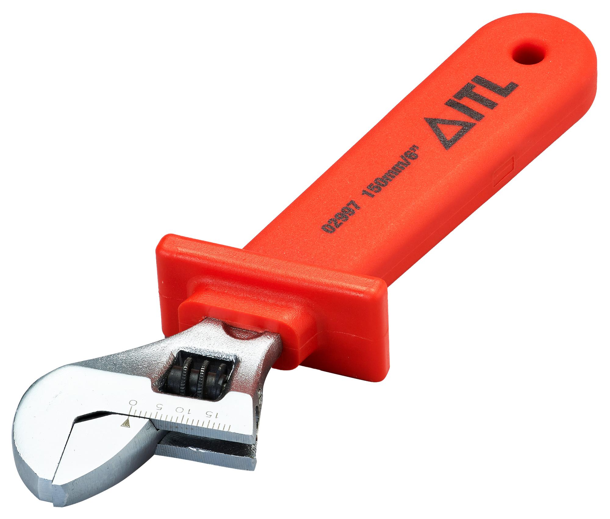 Insulated Tools Ltd 02997 Adjustable Spanner, 150mm L