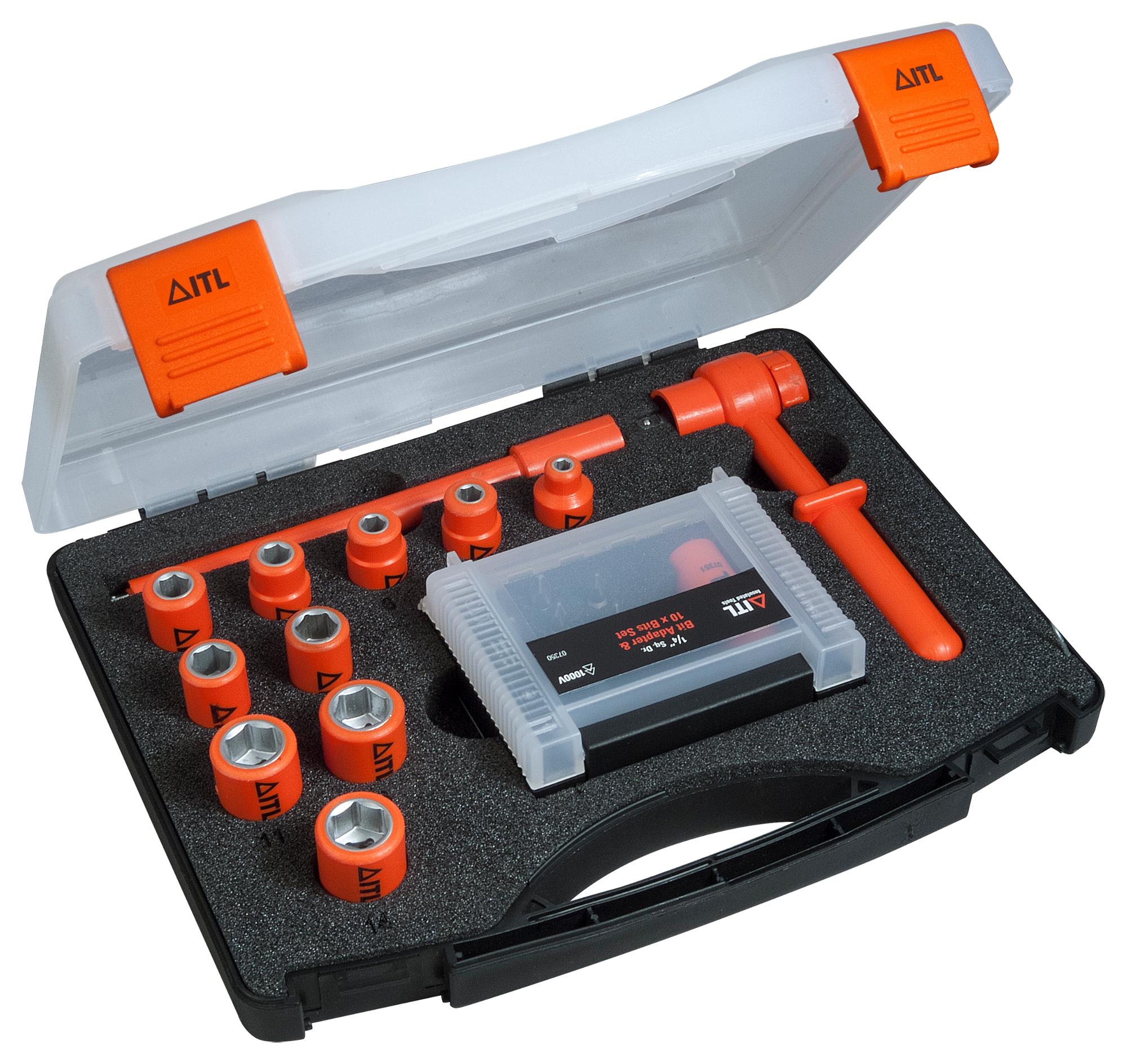 Insulated Tools Ltd 03097 Socket Set, 1/4 Drive, 24Pc