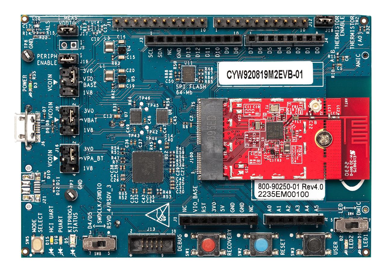 Infineon Cyw920819M2Evb-01 Evaluation Board, Bluetooth Le & Soc