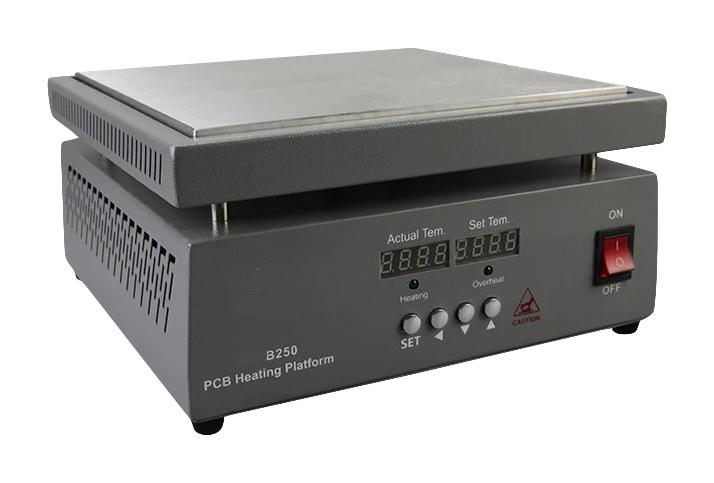 Fortex 250Pdig Preheat Hot Plate Station, Digital, 220V